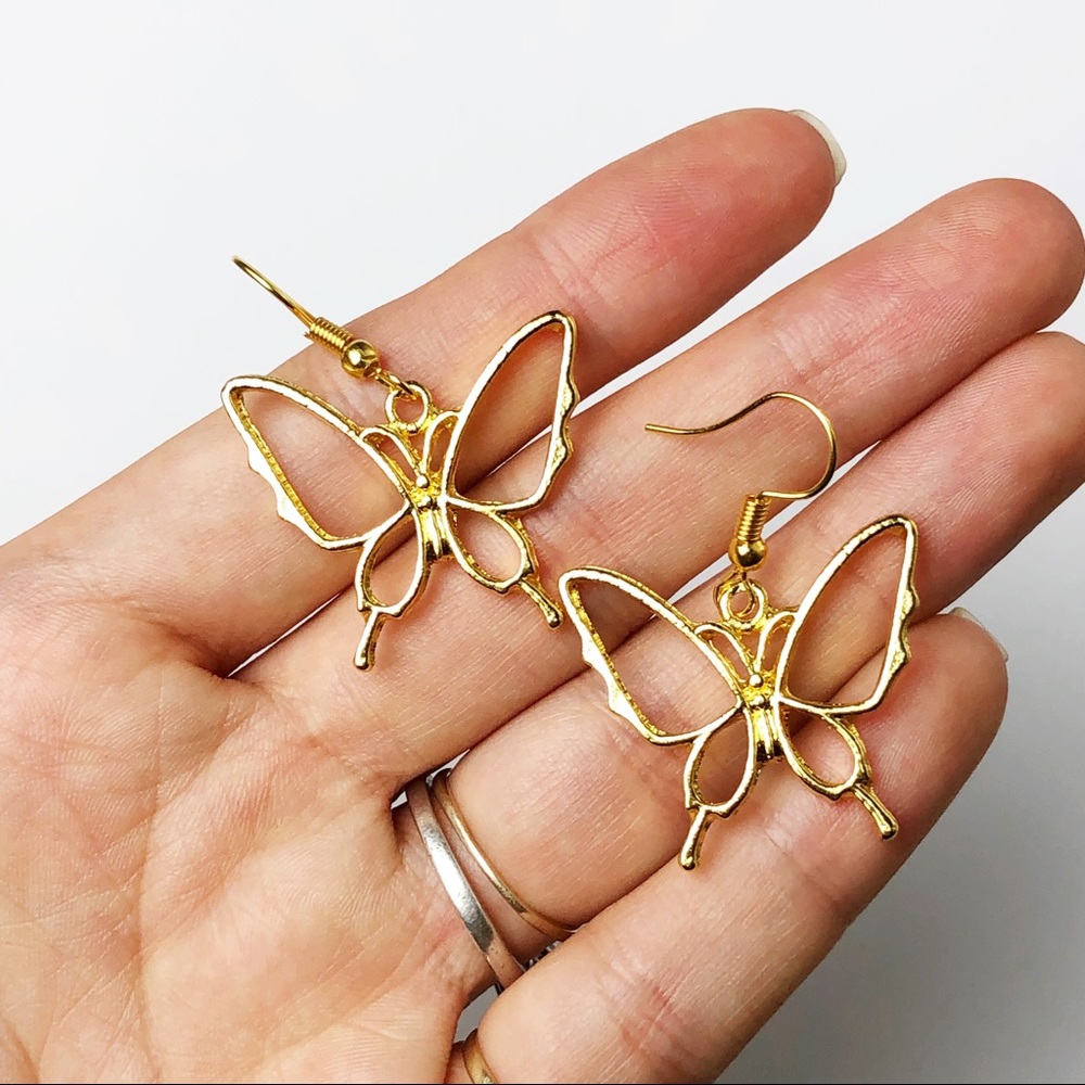 Dainty Butterfly Earrings